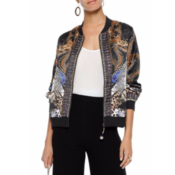 Camilla Dragon Lady Bomber Jacket XS b171E - Picture 4 of 9